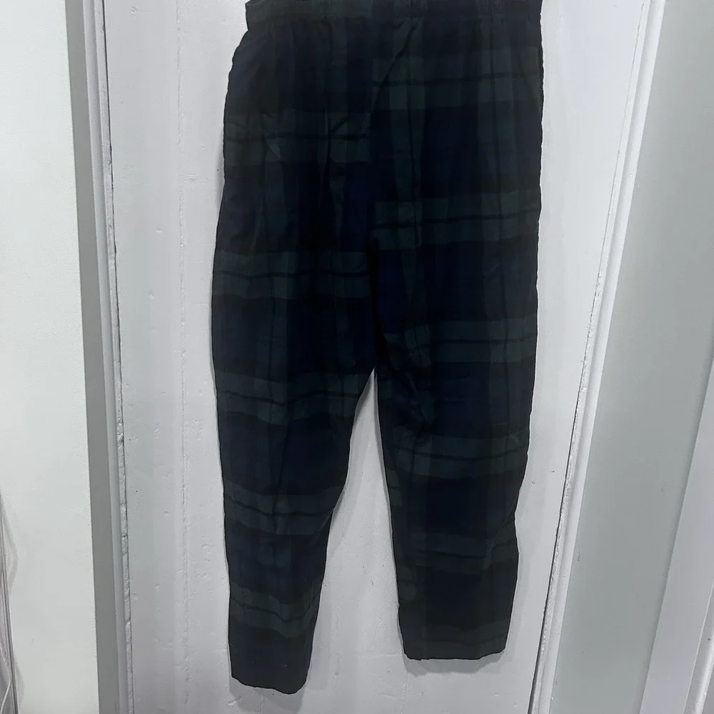 Polo Ralph Lauren Men XL Plaid Flannel Cotton Sleepwear Pants Drawstring Pockets
